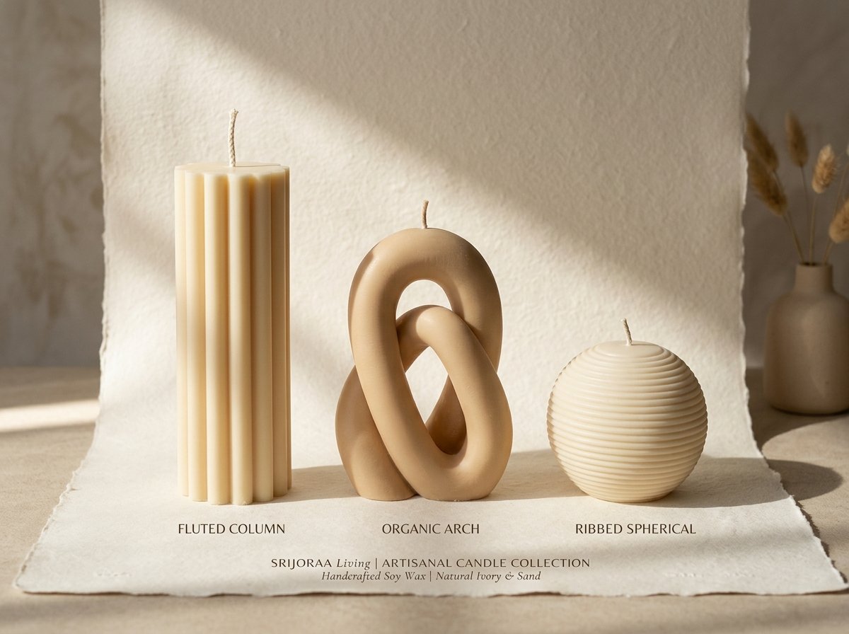 Srijoraa Living architectural candles