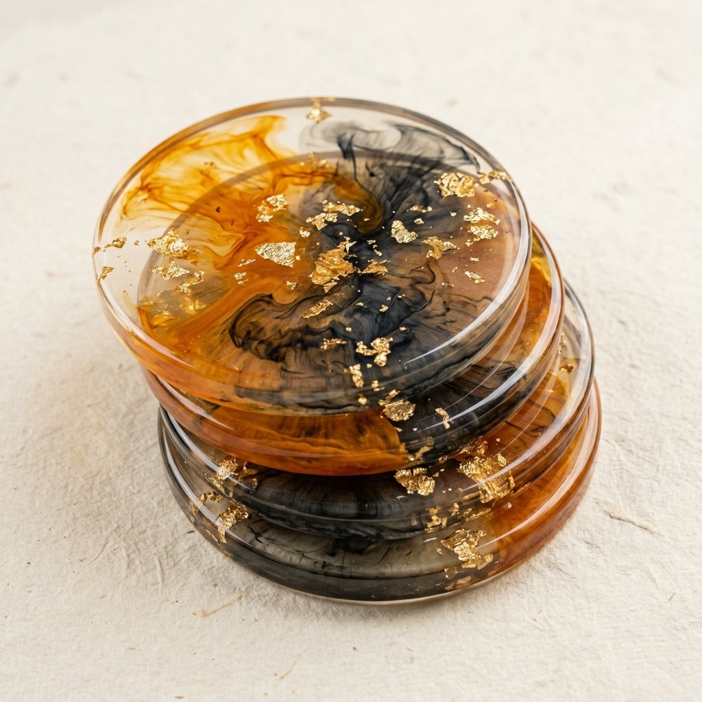 Nebula Resin Coasters (Set of 4)